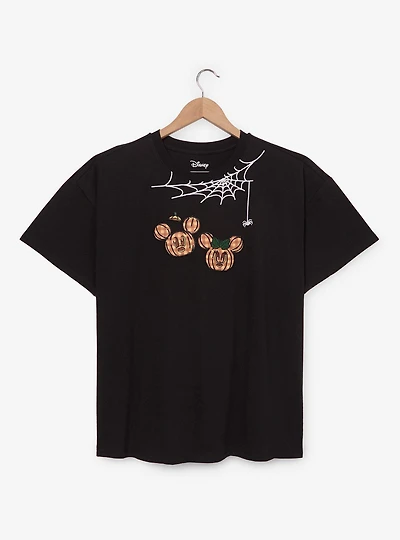 Disney Mickey & Minnie Pumpkins Women's Plus T-Shirt - BoxLunch Exclusive