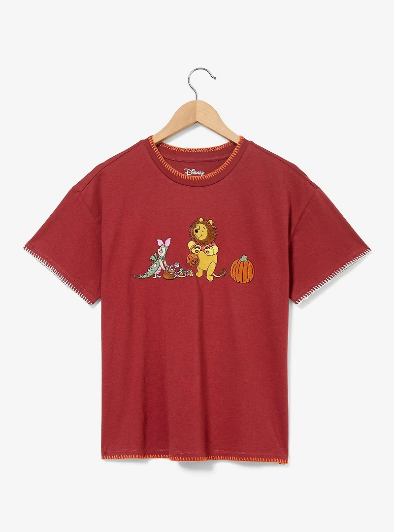 Disney Winnie the Pooh Piglet & Bear Halloween Costumes Women's T-Shirt - BoxLunch Exclusive