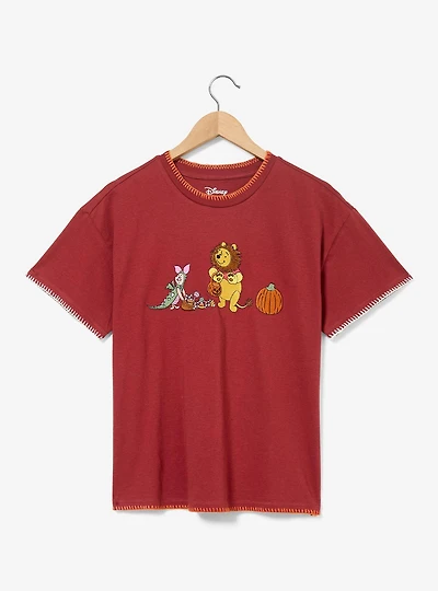 Disney Winnie the Pooh Piglet & Bear Halloween Costumes Women's Plus T-Shirt - BoxLunch Exclusive