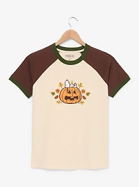 Peanuts Snoopy Jack-o-Lantern Women's Plus T-Shirt - BoxLunch Exclusive