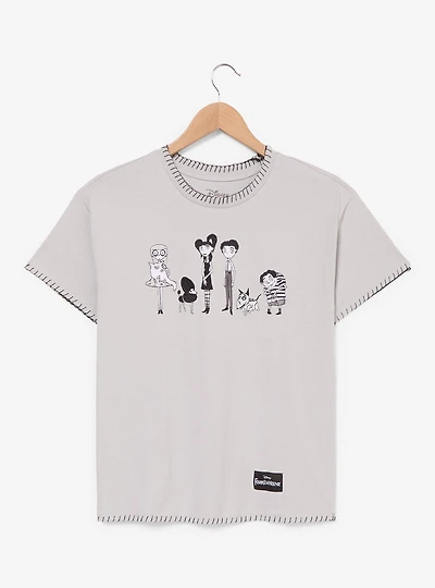 Disney Frankenweenie Characters Embroidered Women's T-Shirt - BoxLunch Exclusive