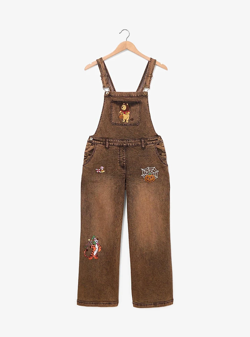Disney Winnie the Pooh Halloween Glow-in-the-Dark Women's Plus Overalls — BoxLunch Exclusive