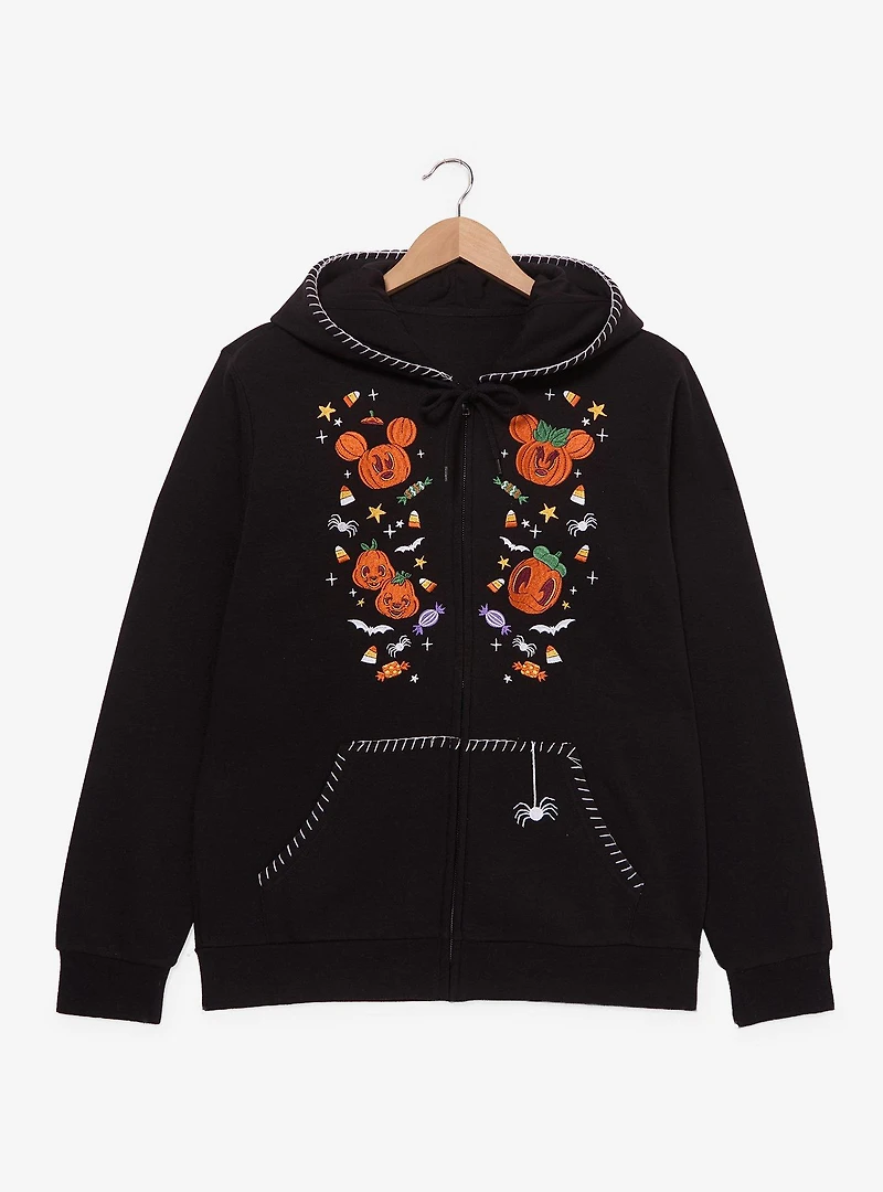 Disney Mickey and Friends Halloween Glow-in-the-Dark Zip Hoodie — BoxLunch Exclusive