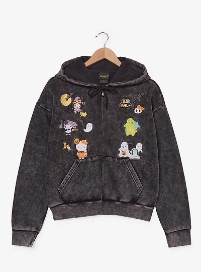 Sanrio Hello Kitty and Friends Halloween Glow-in-the-Dark Women's Plus Zippered Hoodie — BoxLunch Exclusive