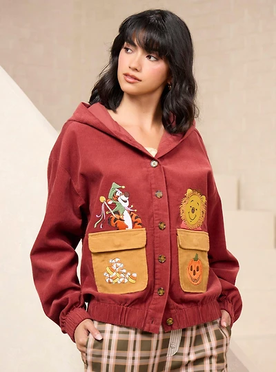 Disney Winnie the Pooh Halloween Women's Corduroy Jacket - BoxLunch Exclusive