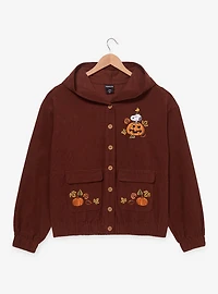 Peanuts Halloween Women's Plus Corduroy Jacket - BoxLunch Exclusive