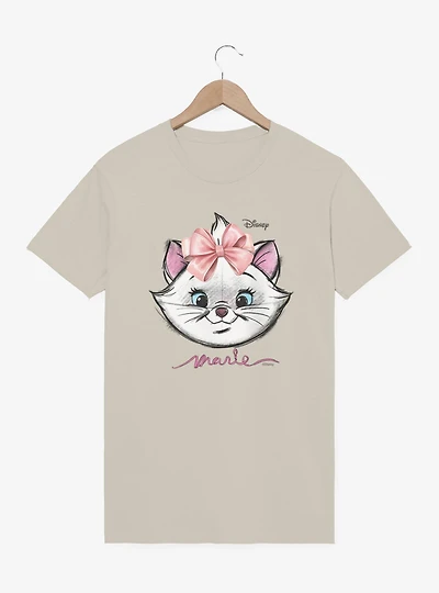 Disney Aristocats Marie Face Sketch T-Shirt