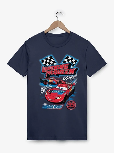 Disney Cars Lightning McQueen Speed Racing Mash Up T-Shirt