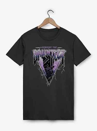 Fourth Wing The Empyrean Survive Gauntlet Mineral Wash T-Shirt