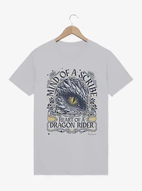Fourth Wing The Empyrean Mind Of A Scribe Mineral Wash T-Shirt