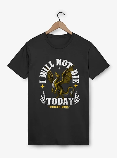 Fourth Wing The Empyrean Will Not Die Mineral Wash T-Shirt