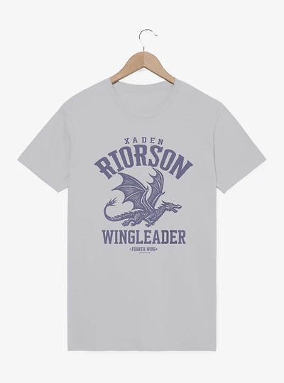 Fourth Wing The Empyrean Xaden Riorson Wingleader Mineral Wash T-Shirt