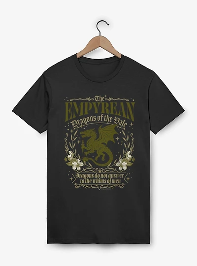 Fourth Wing The Empyrean Dragons Do Not Answer Men Mineral Wash T-Shirt