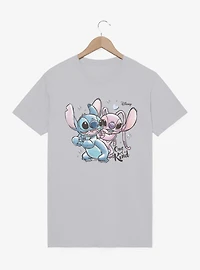 Disney Lilo And Stitch Angel One Of A Kind Mineral Wash T-Shirt
