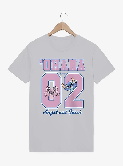 Disney Lilo And Stitch Angel Ohana 02 Mineral Wash T-Shirt