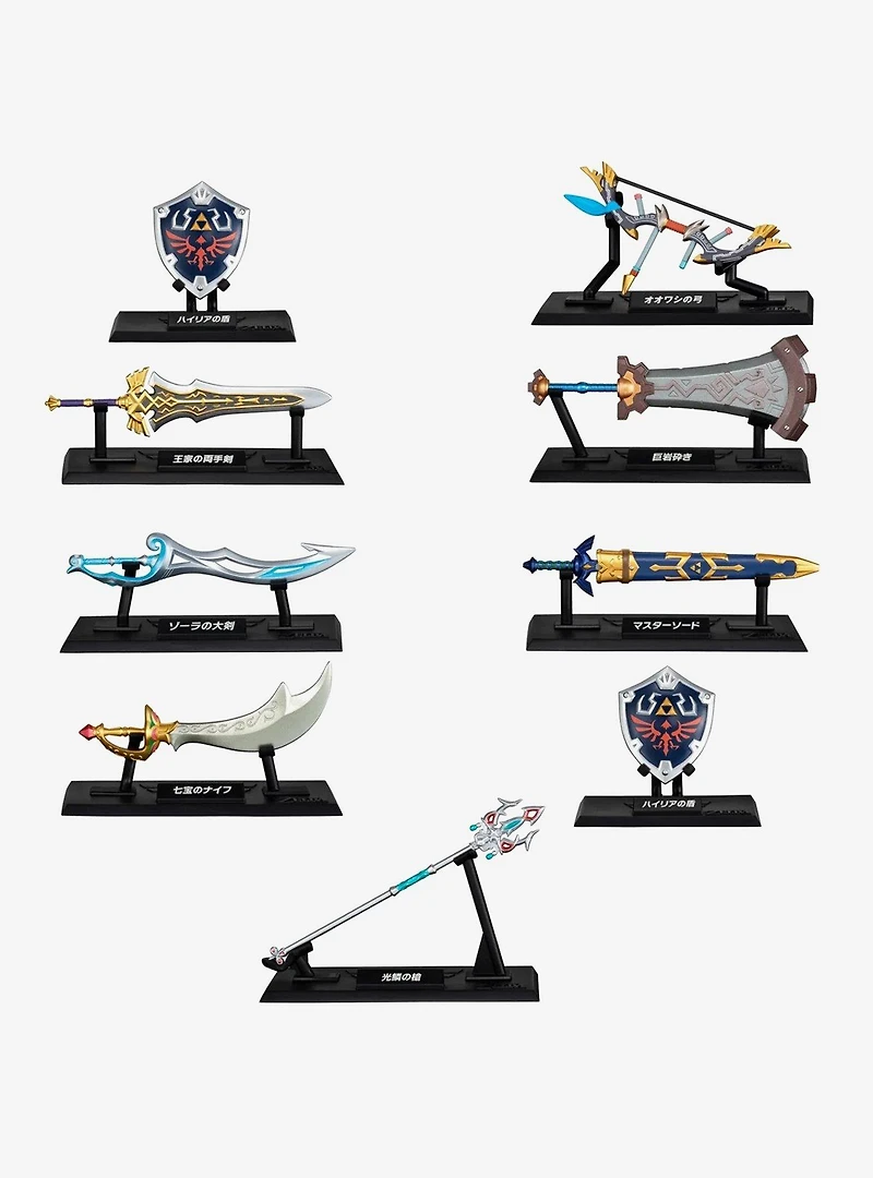 Bandai Namco Nintendo The Legend of Zelda Weapons Collection Blind Box Mini Figure
