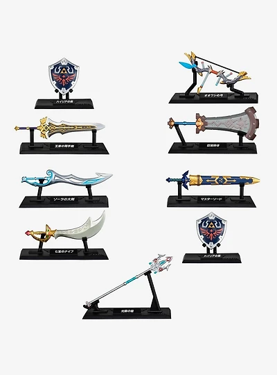 Bandai Namco Nintendo The Legend of Zelda Weapons Collection Blind Box Mini Figure