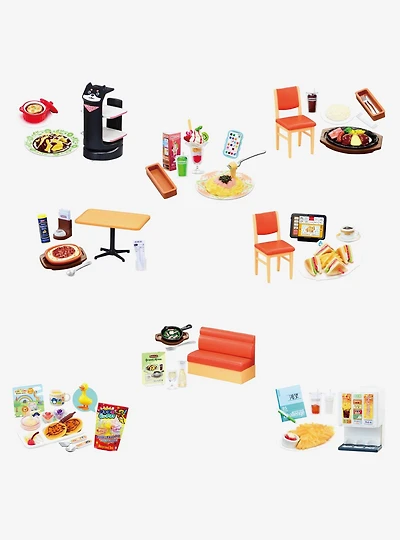 Re-Ment Delishers Restaurant Blind Box Figure Set