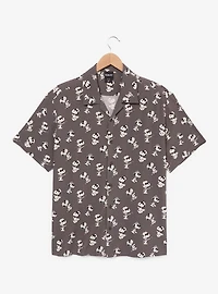 Peanuts Snoopy Joe Cool Halloween Costumes Allover Print Woven Button-Up - BoxLunch Exclusive