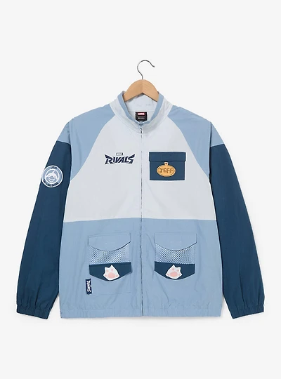 Marvel Rivals Jeff the Land Shark Color Block Windbreaker - BoxLunch Exclusive