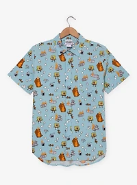 SpongeBob SquarePants Office on Fire Allove Print Woven Button-Up - BoxLunch Exclusive