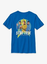 Star Trek Risk Is Our Business Trio Youth T-Shirt