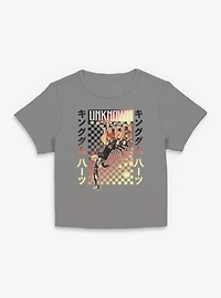 Disney Kingdom Hearts Checker Fade Womens Baby T-Shirt