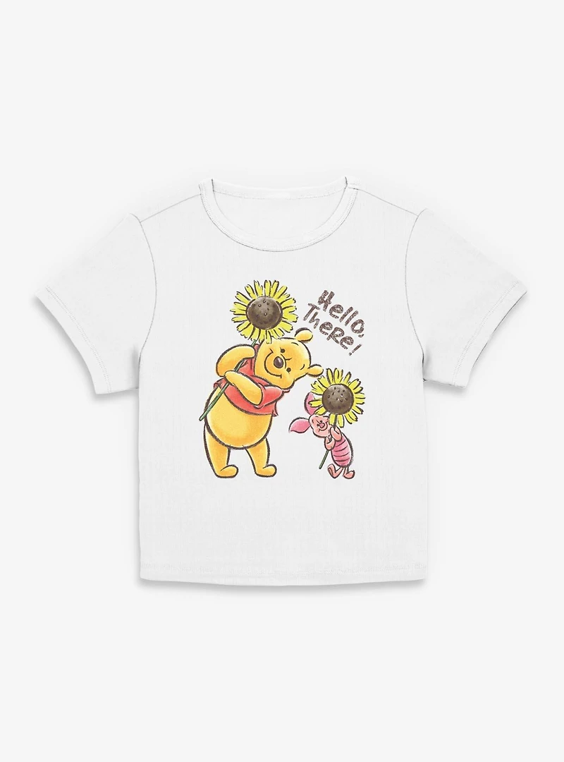 Disney Winnie The Pooh & Piglet Hello There Womens Baby T-Shirt