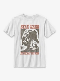 Star Wars Vader Poster Return Of The Jedi Youth T-Shirt