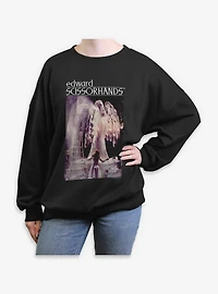 Edward Scissorhands Photoreal Womens Oversized Sweatshirt