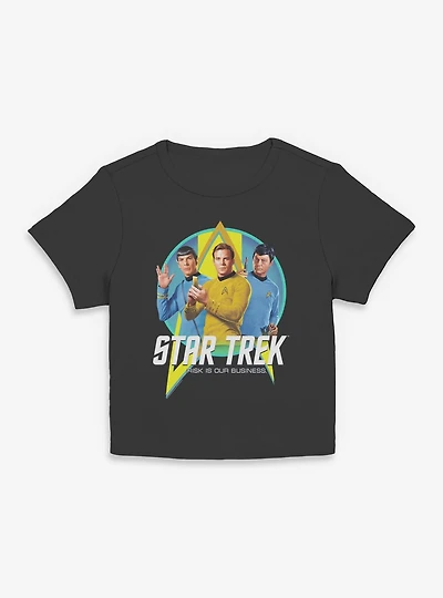 Star Trek Risk Is Our Business Trio Womens Baby T-Shirt
