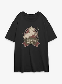 the Lord of Rings Prancing Pony Womens Oversized T-Shirt