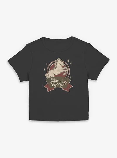 the Lord of Rings Prancing Pony Womens Baby T-Shirt