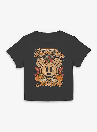 Disney Mickey Mouse Pumpkin Spice Womens Baby T-Shirt