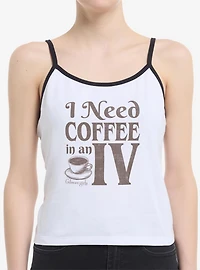 Gilmore Girls Need Coffee An IV Womens Cami