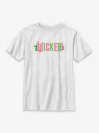 Wicked Elphaba and Glinda Silhouettes Logo Youth T-Shirt