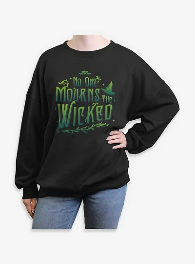 Wicked No One Mourns The Womens Oversized Sweatshirt