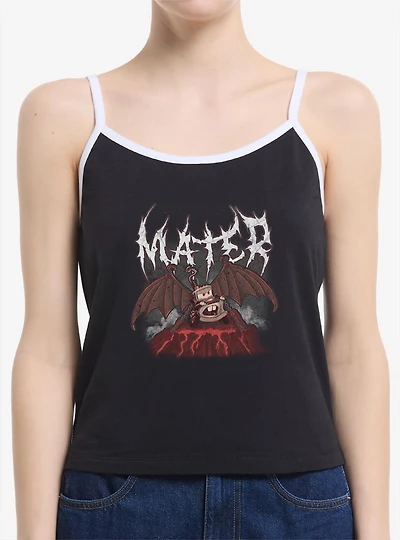 Disney Pixar Cars Metal Mater Womens Cami