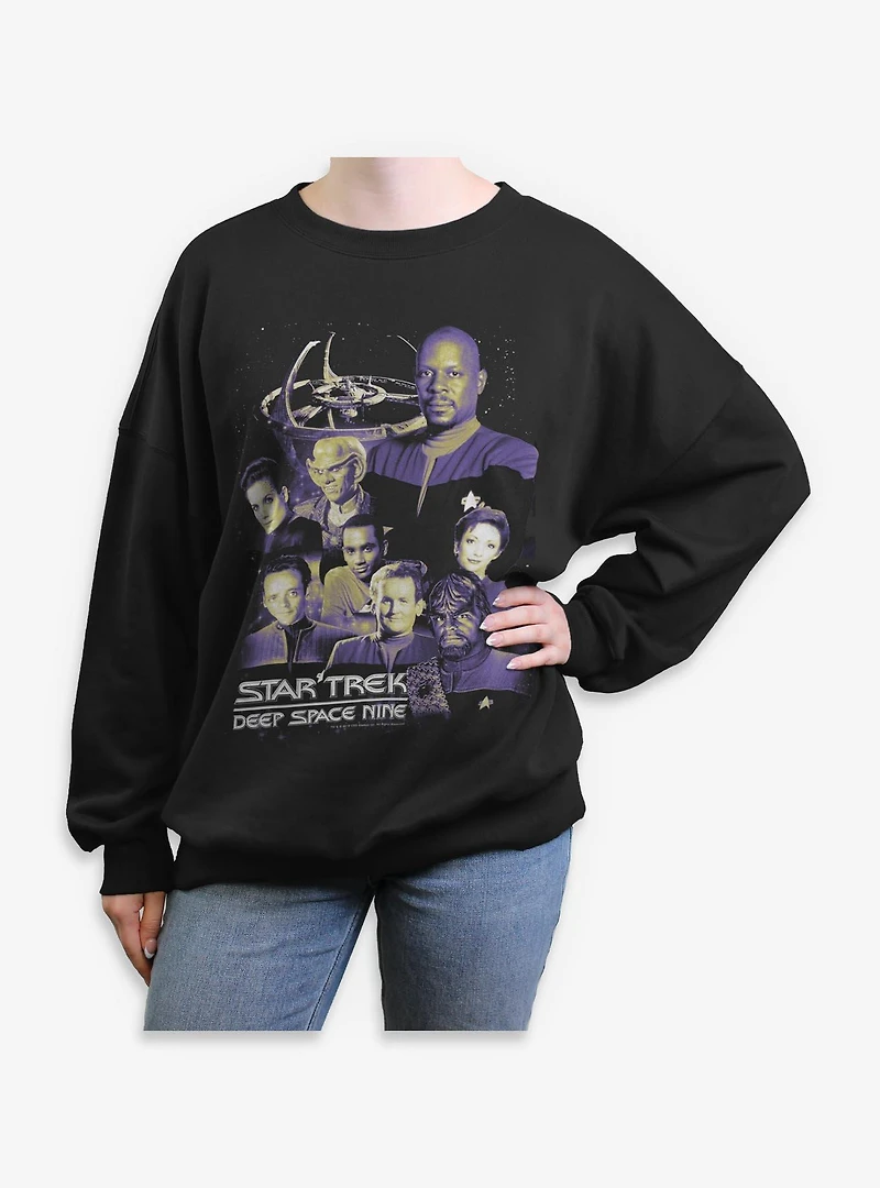Star Trek: Deep Space Nine Team Womens Oversized Sweatshirt