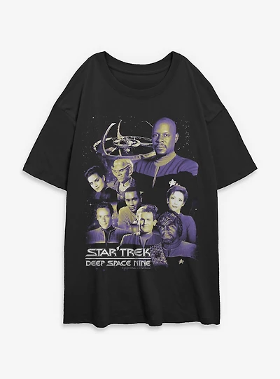 Star Trek: Deep Space Nine Team Womens Oversized T-Shirt