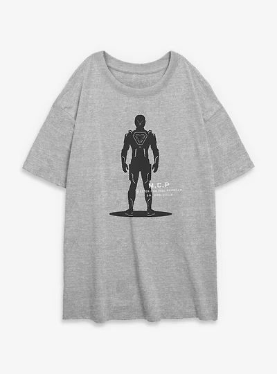 Tron: Ares Master Control Program Womens Oversized T-Shirt