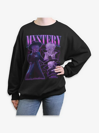 KPop Demon Hunters Saja Boys Y2K Mystery Womens Oversized Sweatshirt