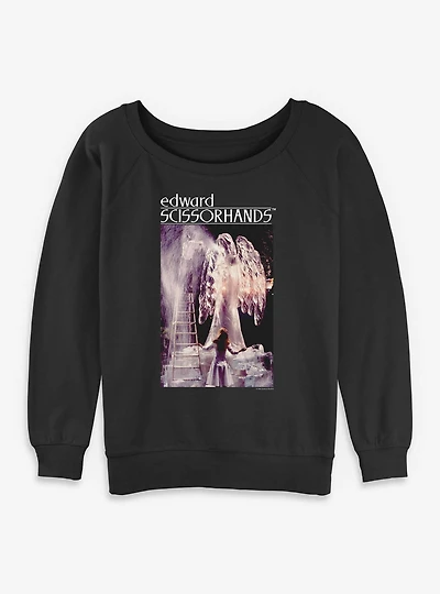 Edward Scissorhands Photoreal Womens Slouchy Sweatshirt
