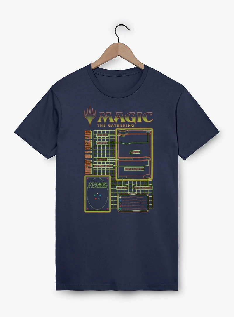 Magic: The Gathering Card Schematic T-Shirt