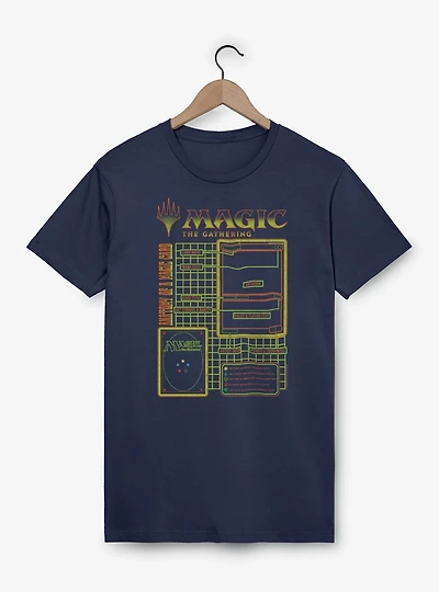 Magic: The Gathering Card Schematic T-Shirt