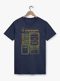 Magic: The Gathering Card Schematic T-Shirt