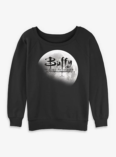 Buffy The Vampire Slayer Moon Womens Slouchy Sweatshirt