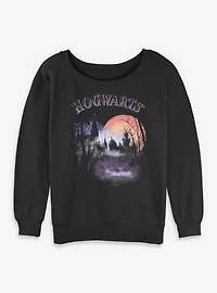 Harry Potter Horrorgwarts Womens Slouchy Sweatshirt