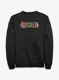 Wicked Elphaba and Glinda Silhouettes Logo Sweatshirt