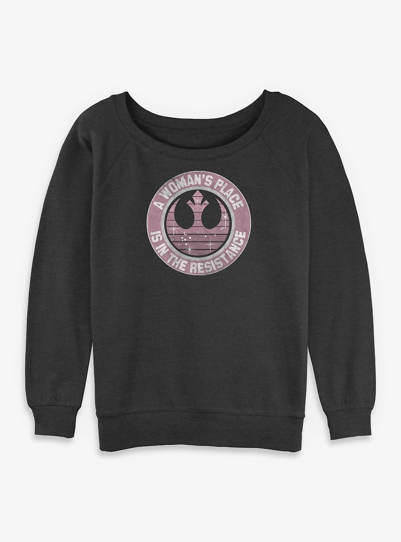 Star Wars Resistance Womens Slouchy Sweatshirt